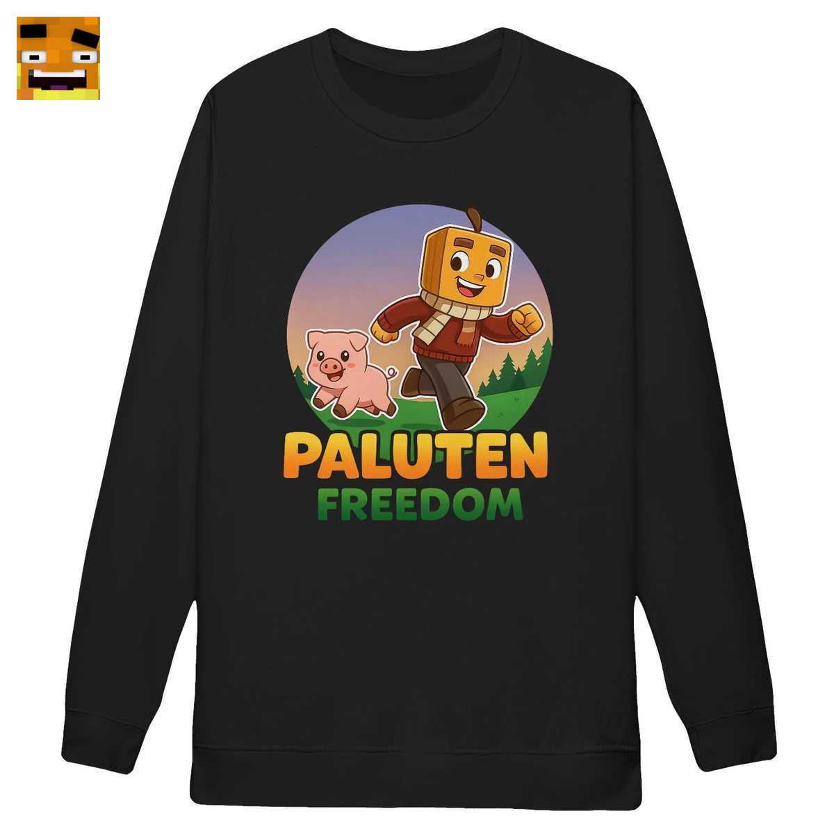 Paluten Merch: Kürbis-Kopf Abenteurer & sein Schweinchen Freund - Freedom Fanartikel 3 Paluten Merch: Kürbis-Kopf Abenteurer & sein Schweinchen Freund - Freedom Fanartikel – Bild 3