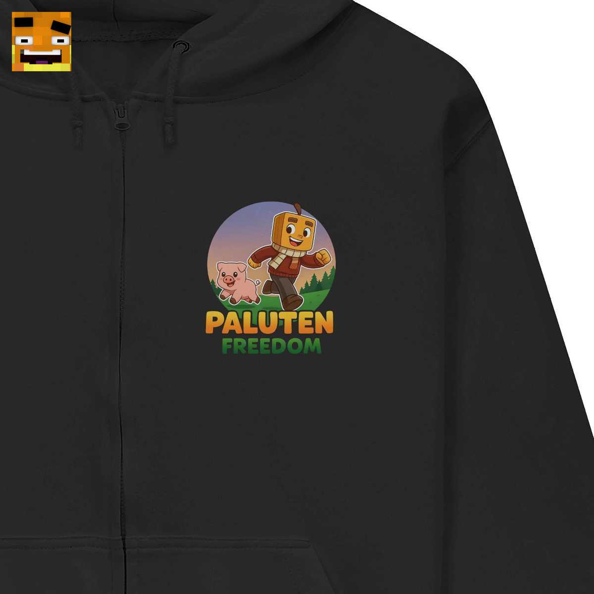 Paluten Merch: Kürbis-Kopf Abenteurer & sein Schweinchen Freund - Freedom Fanartikel 2 Paluten Merch: Kürbis-Kopf Abenteurer & sein Schweinchen Freund - Freedom Fanartikel – Bild 2