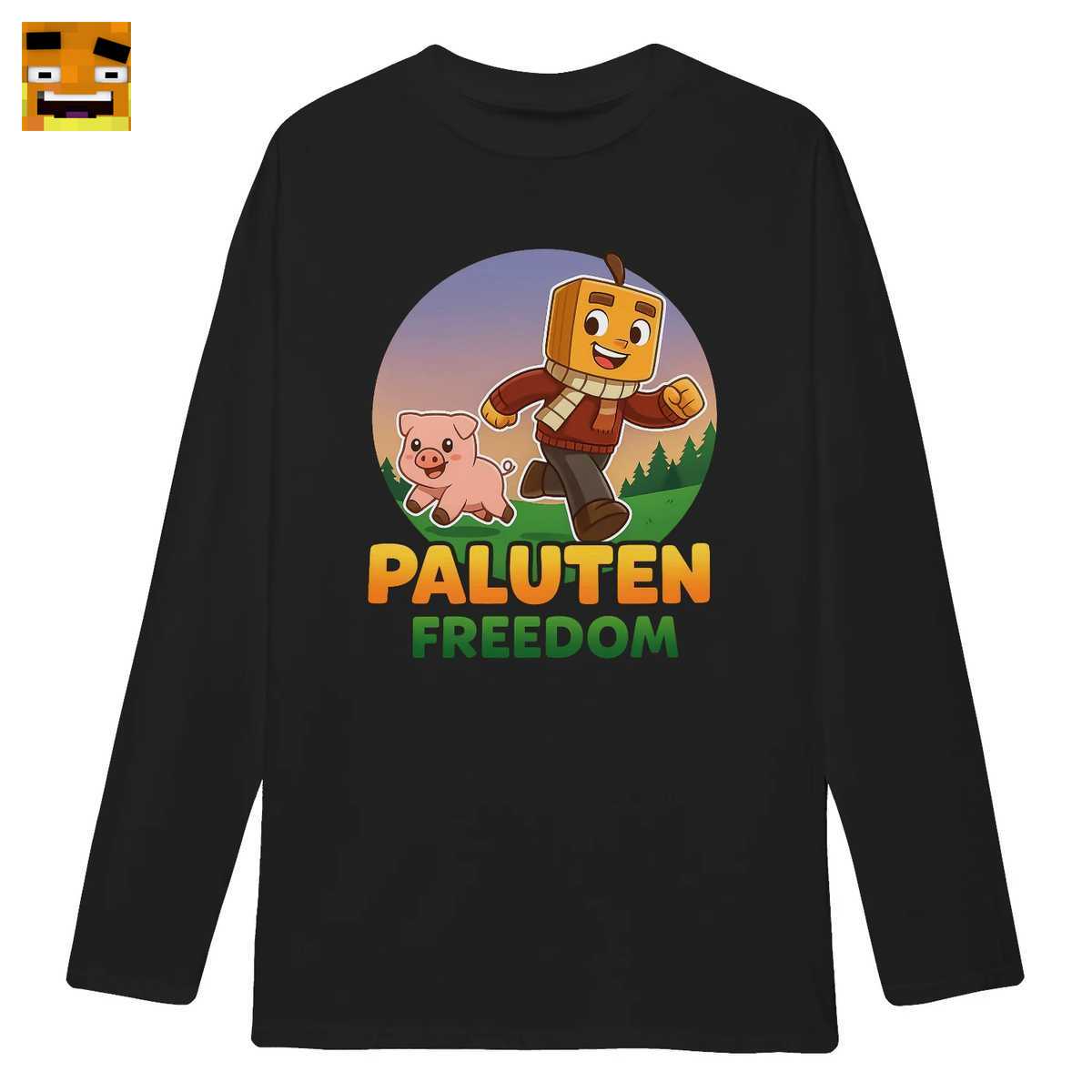 Paluten Merch: Kürbis-Kopf Abenteurer & sein Schweinchen Freund - Freedom Fanartikel 4 Paluten Merch: Kürbis-Kopf Abenteurer & sein Schweinchen Freund - Freedom Fanartikel – Bild 4