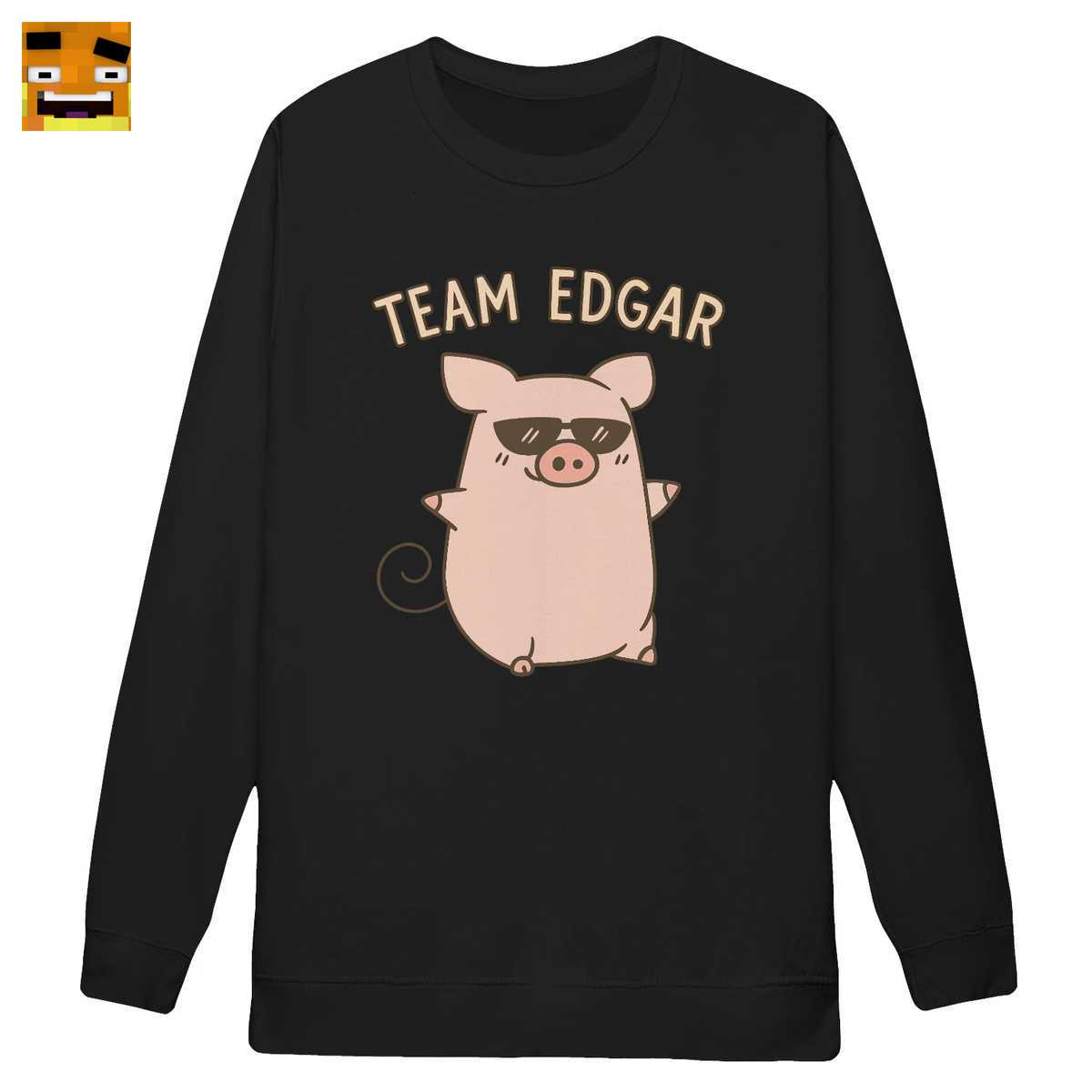 Paluten Merch: Team Schweinchen - Cooles Schwein mit Sonnenbrille - Offizielles Edgar Fan-Shirt 4 Paluten Merch: Team Schweinchen - Cooles Schwein mit Sonnenbrille - Offizielles Edgar Fan-Shirt – Bild 4