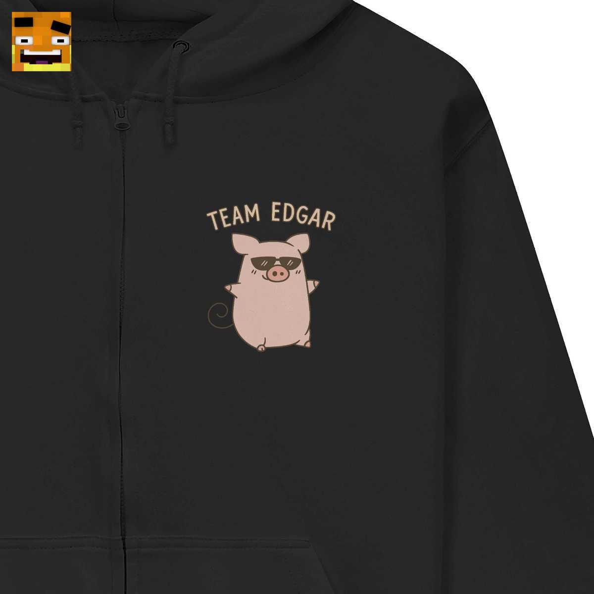 Paluten Merch: Team Schweinchen - Cooles Schwein mit Sonnenbrille - Offizielles Edgar Fan-Shirt 2 Paluten Merch: Team Schweinchen - Cooles Schwein mit Sonnenbrille - Offizielles Edgar Fan-Shirt – Bild 2