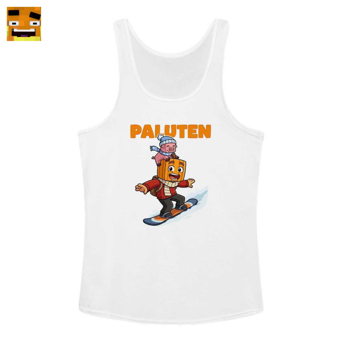 Paluten Merch: Kürbis-Gamer & Schweinchen beim Snowboarden - Lustiges Winterabenteuer Design 2 Paluten Merch: Kürbis-Gamer & Schweinchen beim Snowboarden - Lustiges Winterabenteuer Design – Bild 2